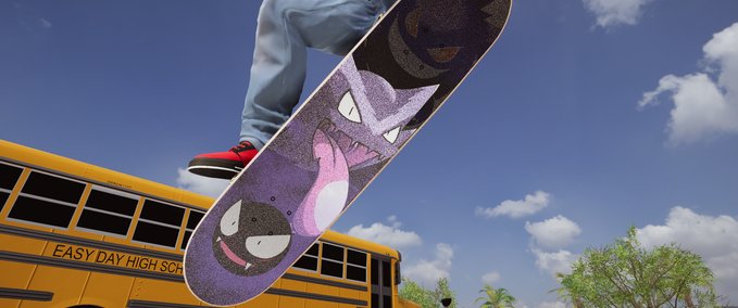 Griptape Ghost Pokemon Grip Skater XL mod