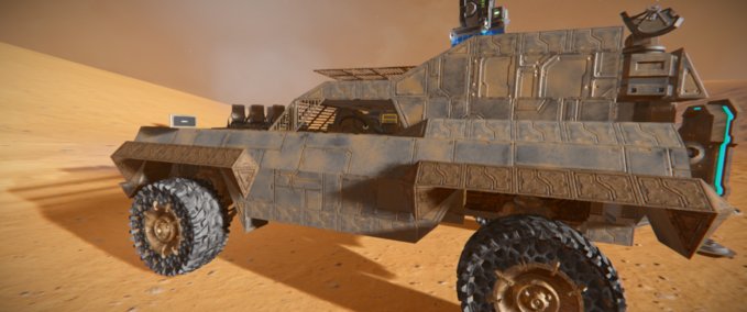 Blueprint Rat rod panelwagon camper Space Engineers mod