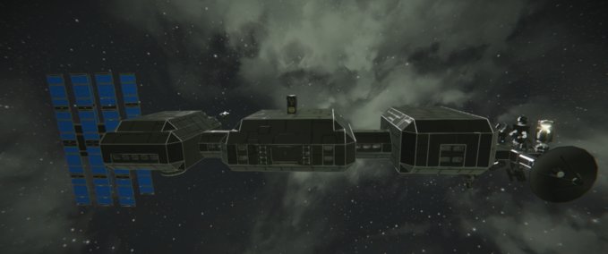 Blueprint Cryptic comms Station Space Engineers mod