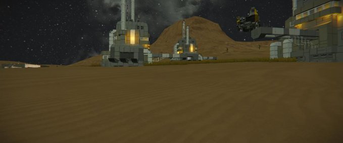 World Mining planet Space Engineers mod