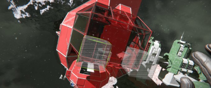 Blueprint Big Red Space Engineers mod