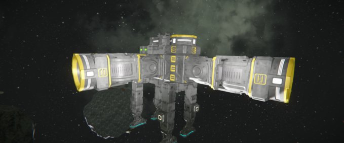 Blueprint lifter module connector 4 direction Space Engineers mod
