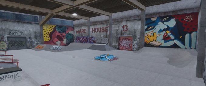 Map Warehouse 13 Skater XL mod