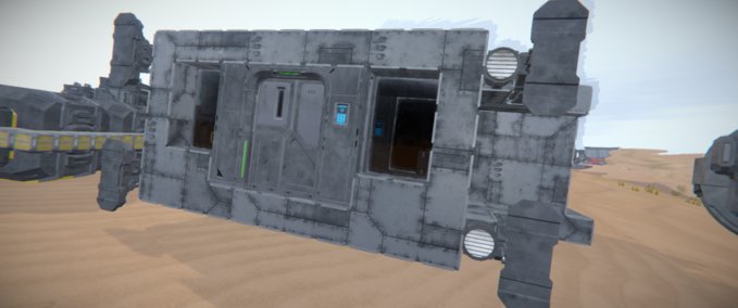 Blueprint lifter orbiter crew module Space Engineers mod