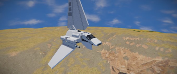 Blueprint Star Wars Imperial Shuttle Space Engineers mod