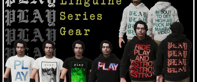 Other PLAY - LINGUINE SERIES GEAR DROP Skater XL mod