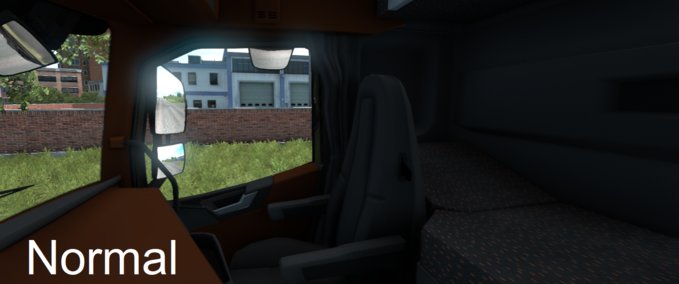 Trucks Volvo Schwarz - Braunes Interieur (1.39.x) Eurotruck Simulator mod