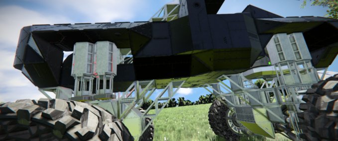Blueprint monster Truck 4.0 Space Engineers mod