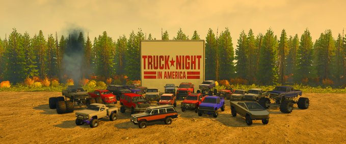 Subscribe The Truck Night In America Recreation SnowRunner mod