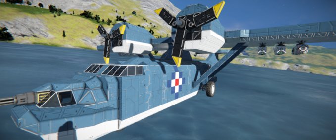 Blueprint PBY-5a Catalina Space Engineers mod