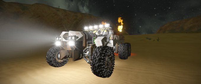 Blueprint Wasteland cargo rover Space Engineers mod