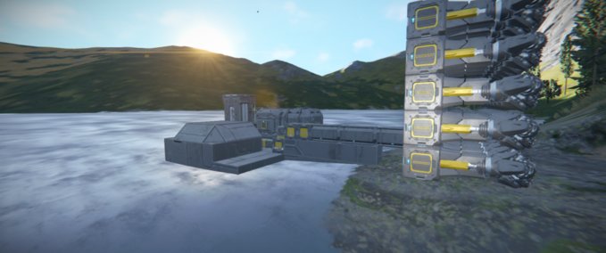 Blueprint Static Grid 994 Space Engineers mod