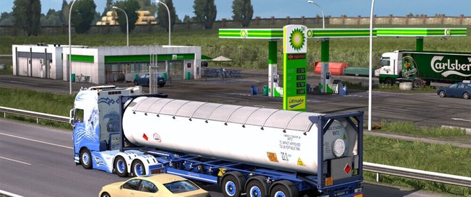 Mods Reale Tankstellen (1.39.x) Eurotruck Simulator mod