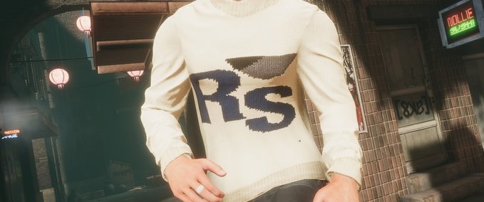 Real Brand RAF SIMONS "RS" Knit Sweater Skater XL mod