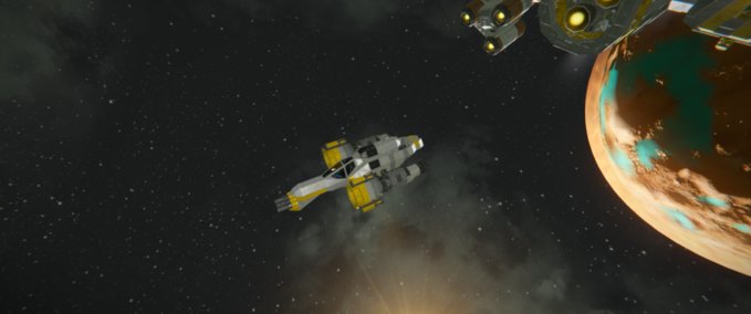 Blueprint ARC-190A5 Heavy Fighter Space Engineers mod