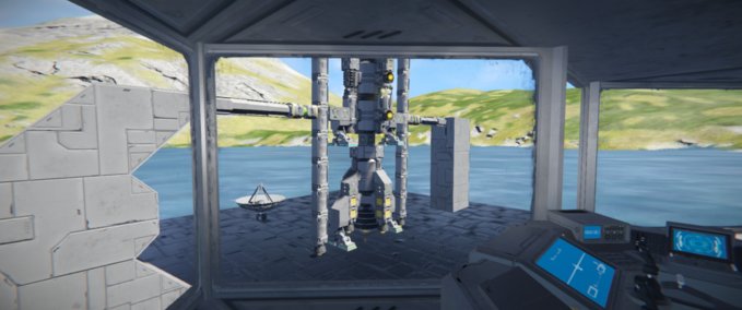 Blueprint Launch Pad Space Engineers mod