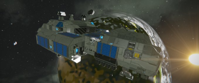 Blueprint Monkey jump V4 Space Engineers mod