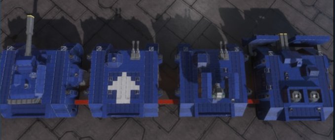 Blueprint Warhammer 40k Astartes Tanks Space Engineers mod