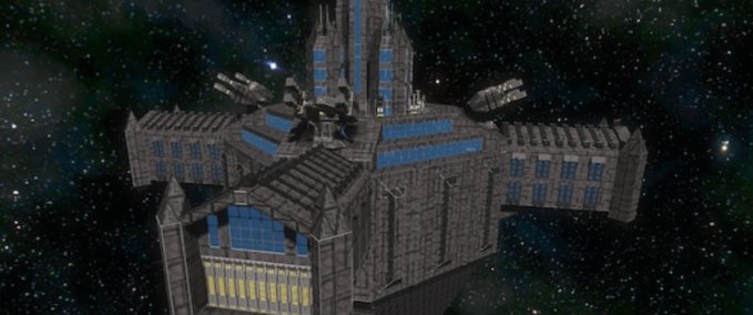 Blueprint Warhammer Imperium Space Station Space Engineers mod