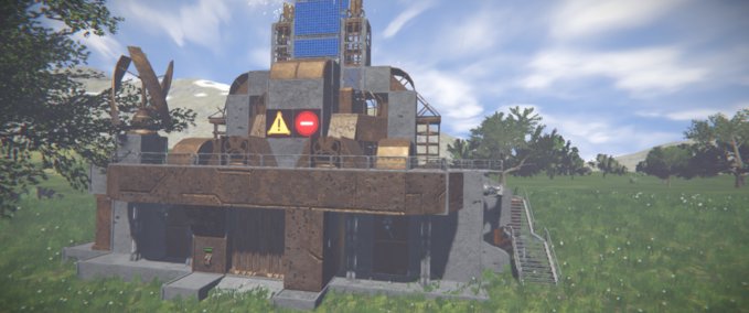 Blueprint Derelict Factory (Tool) Space Engineers mod