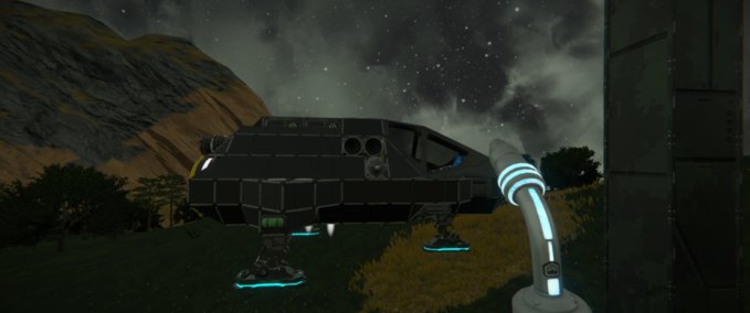 Blueprint light fighter Space Engineers mod