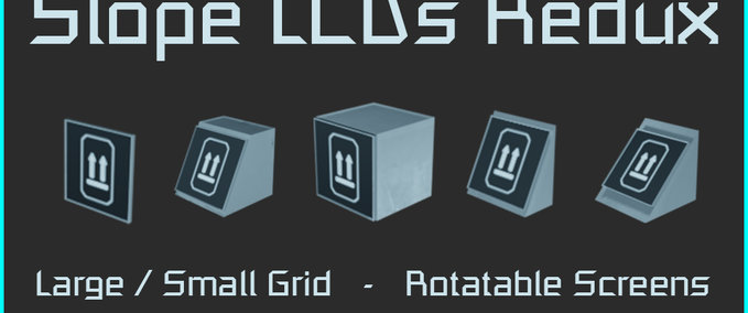 Uncategorized Slope LCD Panels Space Engineers mod