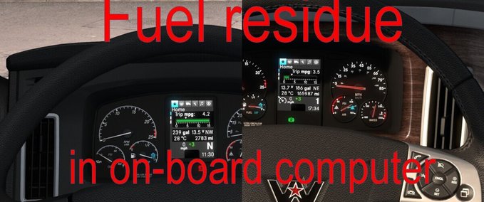 Anbauteile Fuel Residue [1.39.x] American Truck Simulator mod