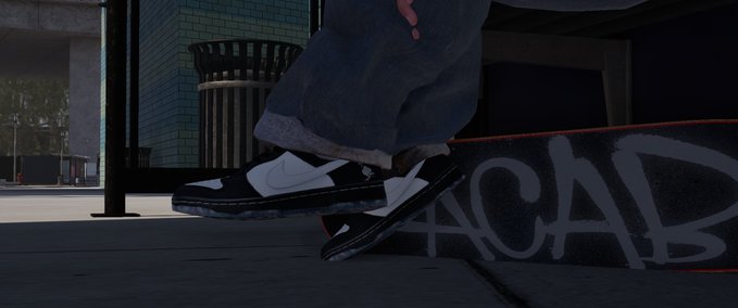 Gear Nike SB Dunk Low 'Panda Pigeon' Skater XL mod