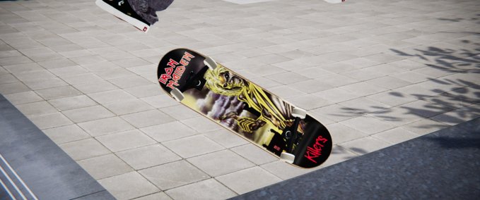 Gear Zero Iron Maiden Decks Skater XL mod