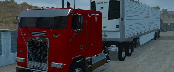 Trucks FREIGHTLINER FLA REVISION [1.38 - 1.39] American Truck Simulator mod