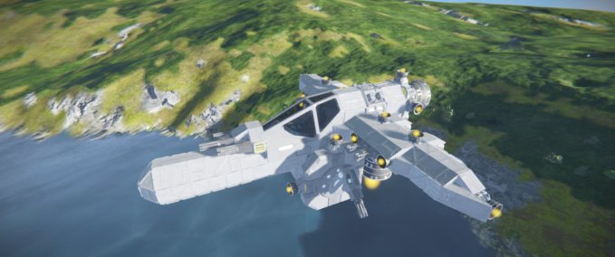 Blueprint X-67 Hydro Jet Fighter v1.32 Space Engineers mod