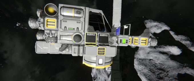 Blueprint Simple Hydro Personal Shuttle Space Engineers mod