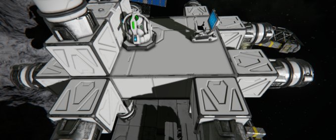 Blueprint 01 test ship Space Engineers mod