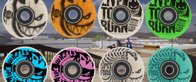 Gear Spitfire Fireliner/Lowdowns/Shredded/Striker Skater XL mod