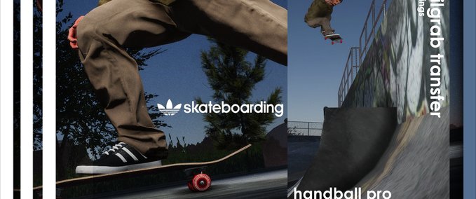 Real Brand adidas skateboarding x Moonrunner - Handball Pro Skater XL mod