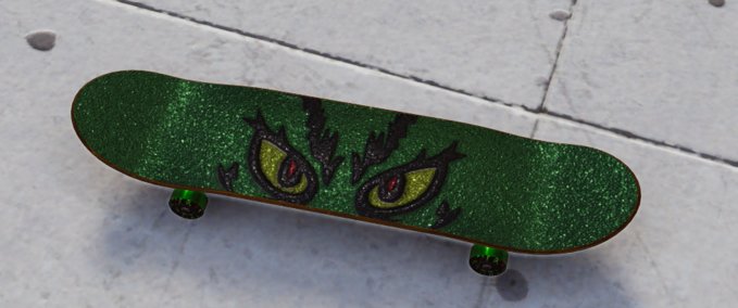 Gear Green Grinch Griptape Skater XL mod