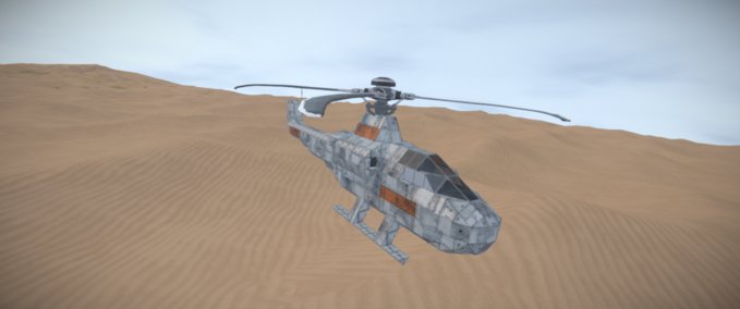 Blueprint Simple helicopter Space Engineers mod