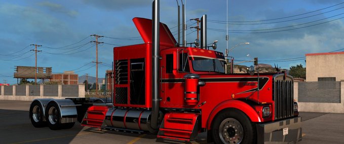 Trucks KENWORTH W900A CUSTOM [1.39.X] American Truck Simulator mod