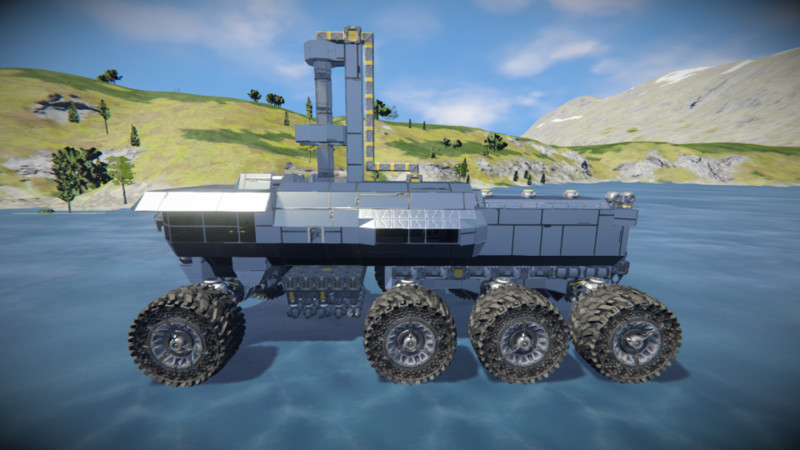 Space engineers mining rover