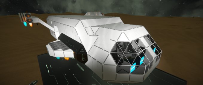 Blueprint SpF scout x-01 modded Serialkilla2ez Space Engineers mod