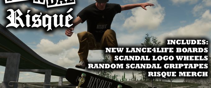 Gear Scandal Risque Video Mini Drop Skater XL mod