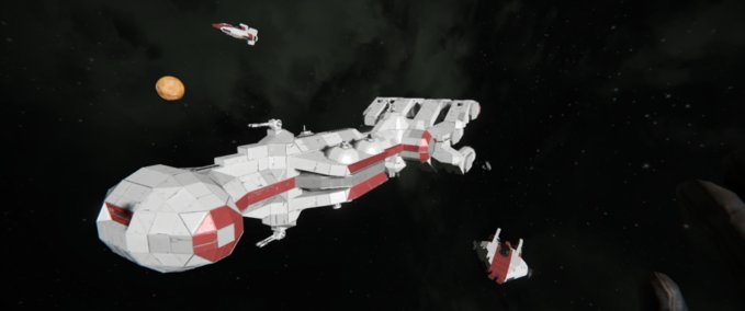 Blueprint Star Wars Corellian Corvette CR90 Space Engineers mod