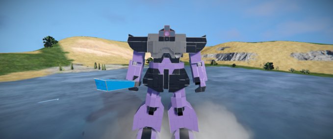 Blueprint Zaku(Rick Dom) mech Space Engineers mod