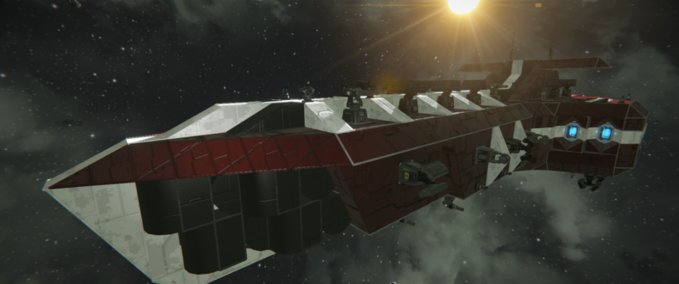 Blueprint ATLAS Seraphim-Class Cruiser (Comp.) Space Engineers mod