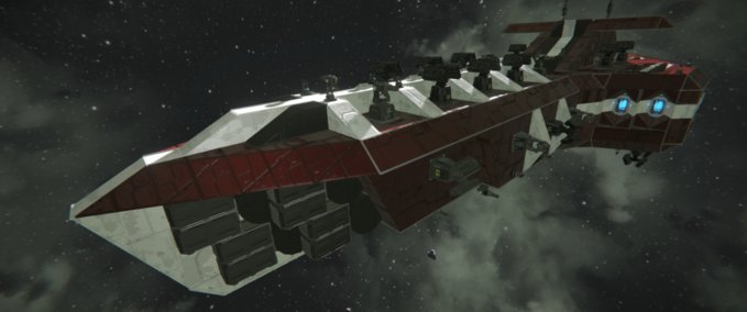 Blueprint ATLAS Seraphim-Class Cruiser Space Engineers mod