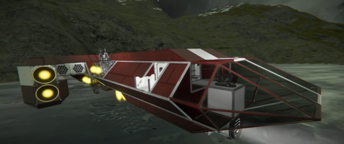 Blueprint ATLAS Spectre-Class Corvette Space Engineers mod