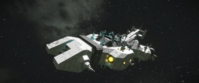 Blueprint Hybrid Destroyer B MK 1 Space Engineers mod