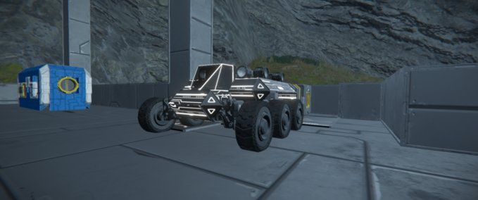 Blueprint Max Ligthing rover Space Engineers mod