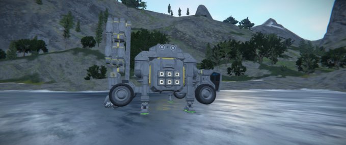 Blueprint Small Drill Rig Edited Space Engineers mod