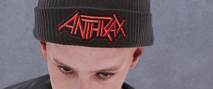 Gear Anthrax Patch Beanie Skater XL mod